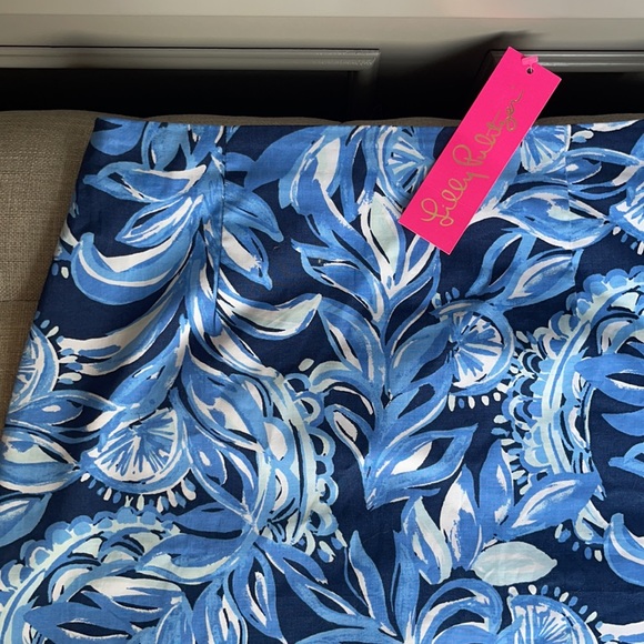 Lilly Pulitzer Izzy Skirt “You’re The Zest” High Tide NA - Picture 2 of 5